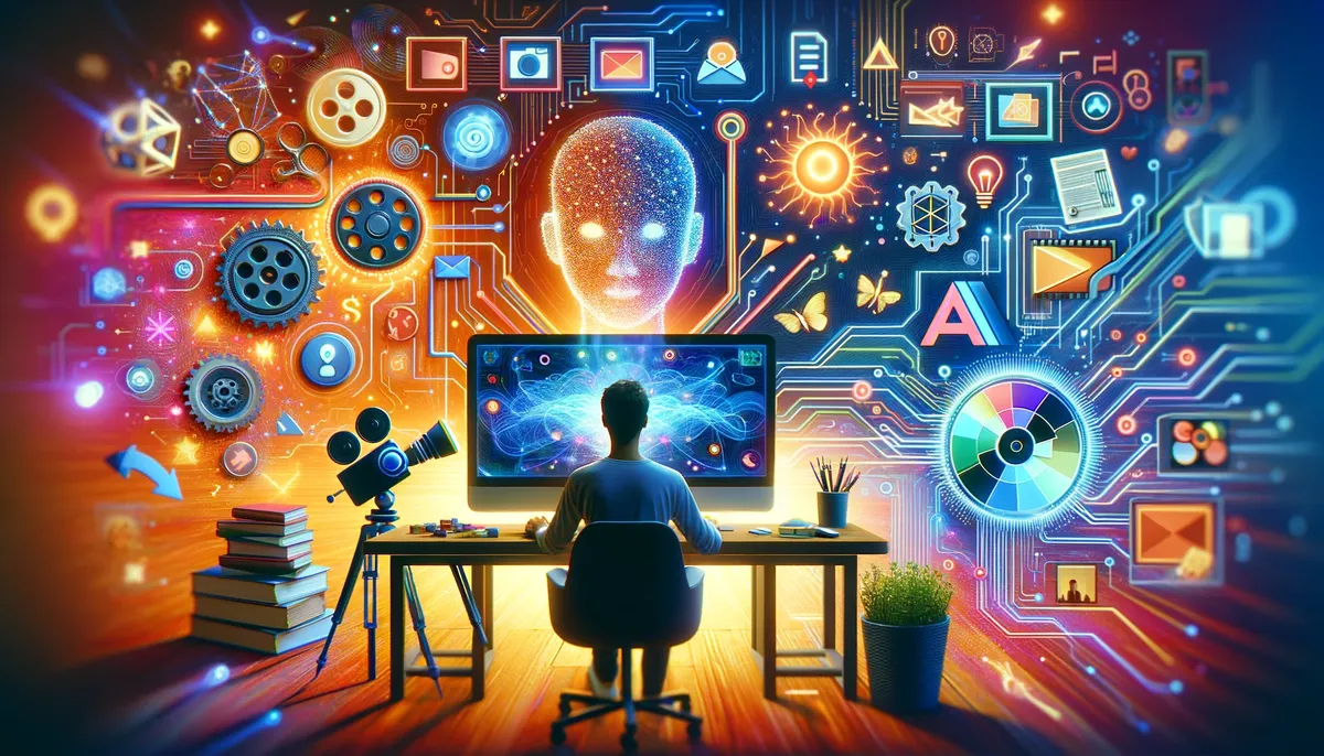 Professional video generator with AI voice narration and captions